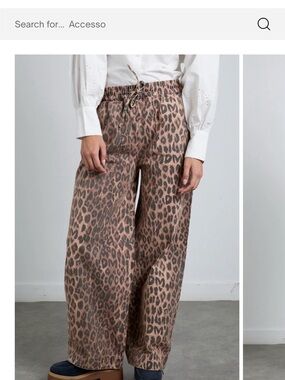 Damson Madder Rafe Leopard Pant - Sz UK8 US4